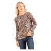 Women's Leopard Ruffle Top - HEIMISH USA - image 3 of 3