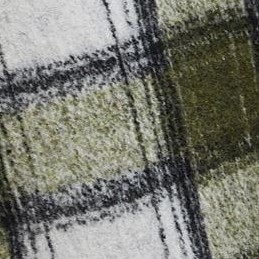 deep olive plaid