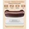 TiramisuBest Brown PU Leather Executive Chair with Thigh Exerciser, Adjustable Lumbar, for Big & Tall Adults - 2 of 4