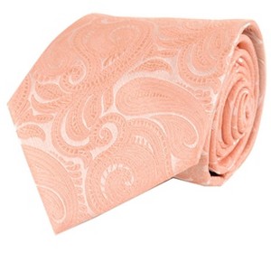 Men's Paisley Microfiber Woven Wedding Neckties - 1 of 4