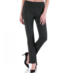 InstantFigure Straight Leg Pant with Slit 16801M - 1 of 4