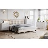 Modern 6-Drawer Dresser for Bedroom – Black Wood Double Chest with Gold Handles and Large Drawers - 4 of 4