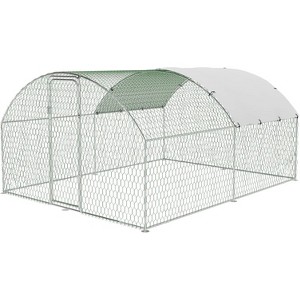 Acekool Walk-In Chicken Run - Spacious 10'x13' Outdoor Coop with Roof - 1 of 4