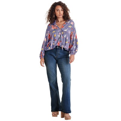 VENUS Womens Woven Tunic Top