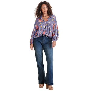 VENUS Womens Woven Tunic Top - 1 of 4