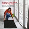 Universal Entryway Door 42x 35 Inch Plaid Floor Indoor Outdoor Use No - Slip Washable Patio Garage Red Black Patterned Mat - 3 of 4