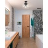 Millennium Lighting Ashford 3 - Light Flush Mount in  Matte Black - 2 of 4