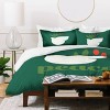Deny Designs Twin/ Twin Extra Long Carey Copeland Peace Dove Duvet Cover and Pillow Sham Green - 3 of 4