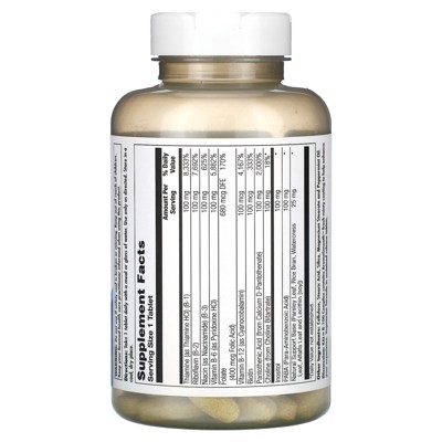KAL B-100 Complex Vegetarian Tablets for Healthy Energy Support, 120ct
