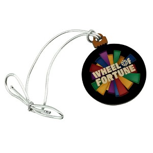 Wheel of Fortune Onion Logo Mini Small Tiny Wood Christmas Tree Holiday Ornament - 1 of 4