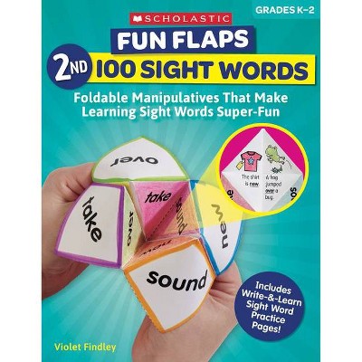 Fun Flaps: 2nd 100 Sight Words - by  Violet Findley (Paperback)