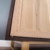 Wilconia Electric Media Fireplace with Carved Details - SEI - 3 of 4