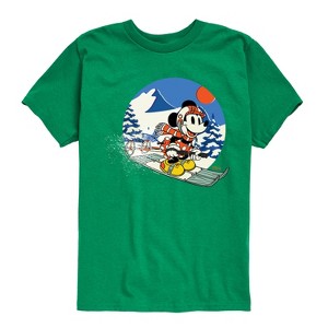 Boys' - Disney - Minnie Ski Short Sleeve Graphic T-Shirt - 1 of 4