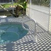 Saftron Polymer Spa Floor Rail Single Post for In-ground Spas White with Lift and Turn Base - 4 of 4