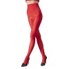 LECHERY Women's Lustrous Silky Shiny 40 Denier Semi-Opaque High-Waisted No Waistband Nylons Pantyhose Stockings (1 Pair) - 3 of 4
