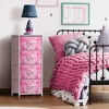 Sorbus 4 Drawers Chest Nightstand - Storage for Closet, Home, College Dorm - Features Steel Frame, Wood Top, & Fabric Bins - 2 of 4