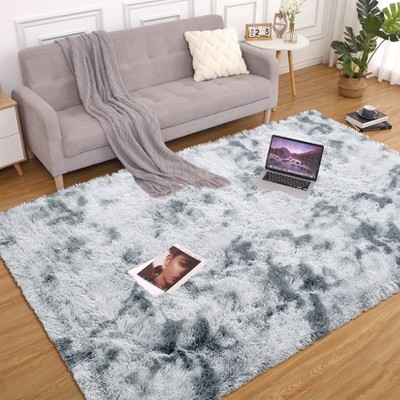Luxury Shag Area Rugs for Living Room Bedroom Non-Slip Fluffy Soft Shaggy Rug Carpet Indoor Plush 8x10 Rug for Kids Play Room Nursery Home Dorm Decor