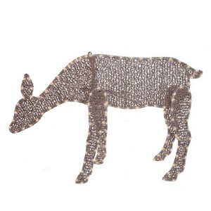 Celebrations LED Warm White Deer Silhouette 24 in. Yard Decor - 1 of 2