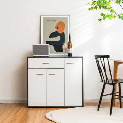 Costway 3-Door Buffet Sideboard Kitchen Storage Cabinet Console Cupboard w/Drawer — фото 2