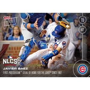 Topps MLB Chicago Cubs Javier Baez #587 Topps NOW Trading Card - 1 of 1