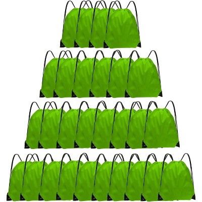 Bulk Drawstring Bags for Party Favors, Lightweight Sackpacks for Gym, School Events, Team Sports & Giveaways
