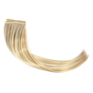 Unique Bargains Women's Invisible Synthetic Hair Extensions Adjustable Headband No Clip Long Straight Hairpieces - 1 of 4