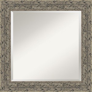 Amanti Art Attic Aged Beveled Wood Framed Bathroom Vanity Wall Mirror - 1 of 4
