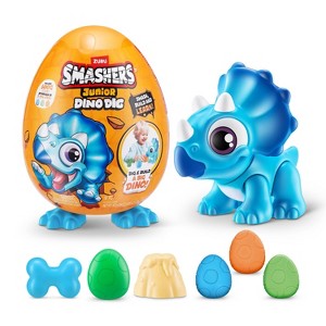Smashers Baby Triceratops Junior Dino Dig Small Figure - 1 of 4