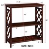 LIVAREEmlen Open Bookshelf Bookcase with Storage Shelves and Solid Wood Legs for Hallway, Living Room and Bedroom - 3 of 4