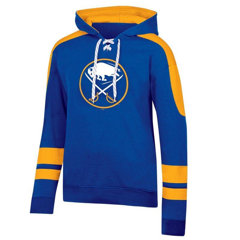 NHL Buffalo Sabres Men&#39;s Hooded Sweatshirt with Lace, 1 of 4
