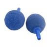 Unique Bargains Hydroponics Fish Tank Aquarium Blue Bubble Release Air Stones Ball 2 Pcs - 3 of 3