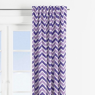 Bacati - Mix N Match Lilac/Purple Chevron Curtain Panel