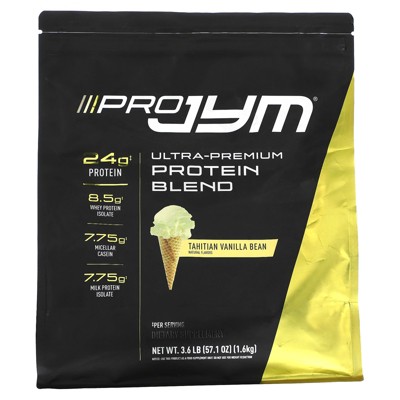 JYM Supplement Science Pro JYM, Ultra-Premium Protein Blend, Tahitian Vanilla Bean, 3.6 lb (1.6 kg)