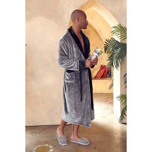 Lotus Linen Cozy Mens Plush Robes – Built for Comfort, Designed to Last - 1 of 4