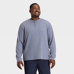 Men's Waffle Henley Shirt - All In Motion™ - 1 of 3