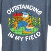 Women's - Garfield - Outstanding In My Field Short Sleeve Graphic T-Shirt - 2 of 4