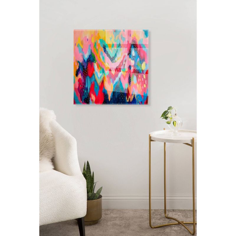 23&#34; x 23&#34; Brushstroke by Jessi Raulet of Ettavee Floating Acrylic Unframed Wall Canvas - Kate &#38; Laurel All Things Decor, 6 of 8