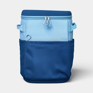 24 Cans/20.4qt Backpack Cooler Blue - Sun Squad™ : Target