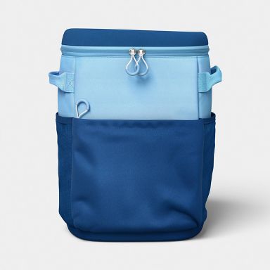 24 Cans/20.4 qt Backpack Cooler Blue - Sun Squad™