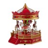 Northlight LED Lighted Animated and Musical Carousel Christmas Village Display - 9.25" - image 3 of 4