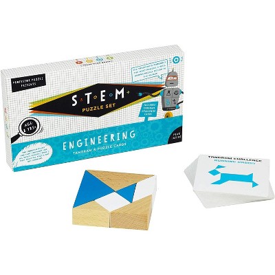 Professor Puzzle S.T.E.M. Engineering Tangram & Puzzle Cards Educational Games