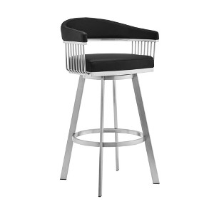 26" Bronson Counter Height Barstool - Armen Living - 1 of 4