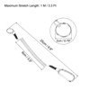 Unique Bargains Retractable Coiled Safety Cords D Shape Carabiners Fishing Tool Lanyards 2 Pcs 3.3ft - 2 of 4