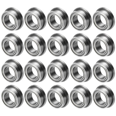 Unique Bargains Chrome Steel Multipurpose Use Flanged Ball Bearing 20 3/16" x 5/16" x 1/8"