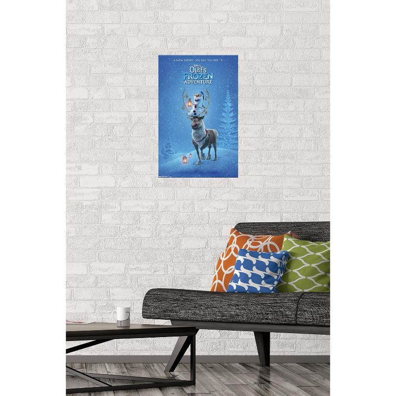 Trends International Disney Pixar Frozen: Olaf's Frozen Adventure - Teaser One Sheet Unframed Wall Poster Prints, 2 of 7