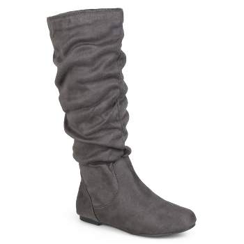 Journee Collection Womens Rebecca-02 Round Toe Riding Boots