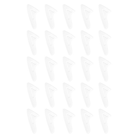 Unique Bargains Plastic Kitchen Blade Sleeves Knife Tip Protector 25 Pcs Clear