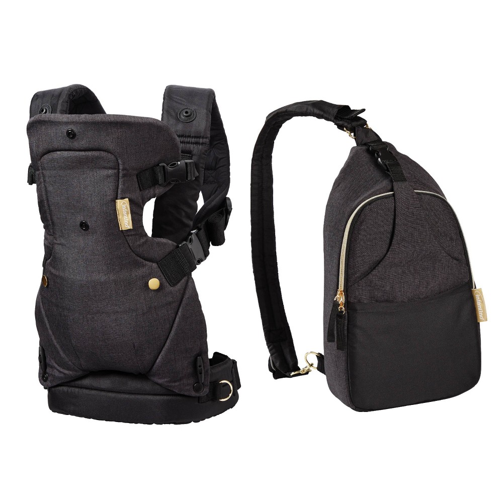 Photos - Baby Safety Products Infantino Flip 4-In-1 Convertible Carrier & Crossbody Diaper Bag Set 