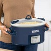 Crock-Pot 7qt Cook & Carry One Touch Programmable Slow Cooker Poseidon Blue: Locking Lid, Dishwasher-Safe Parts - 4 of 4