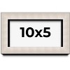 PosterPalooza | Panoramic Minimalist Shadow Box Silver Picture Frame - UV Acrylic, Backing, Hanging Hardware - 2 of 4